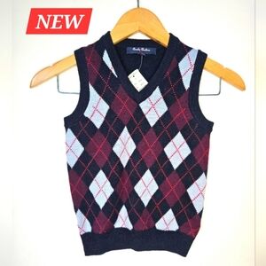 100% Merino Wool - Brooks Brothers Argyle Sweater size xs